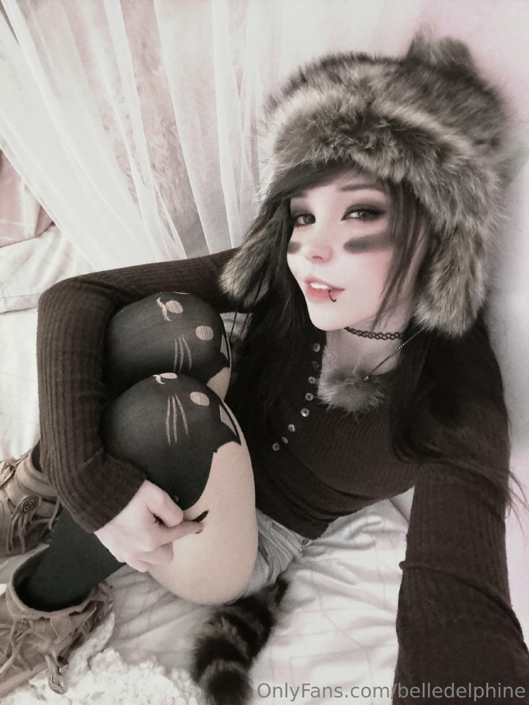 belle delphine sexy emo raccoon onlyfans set leaked cfpidk 1