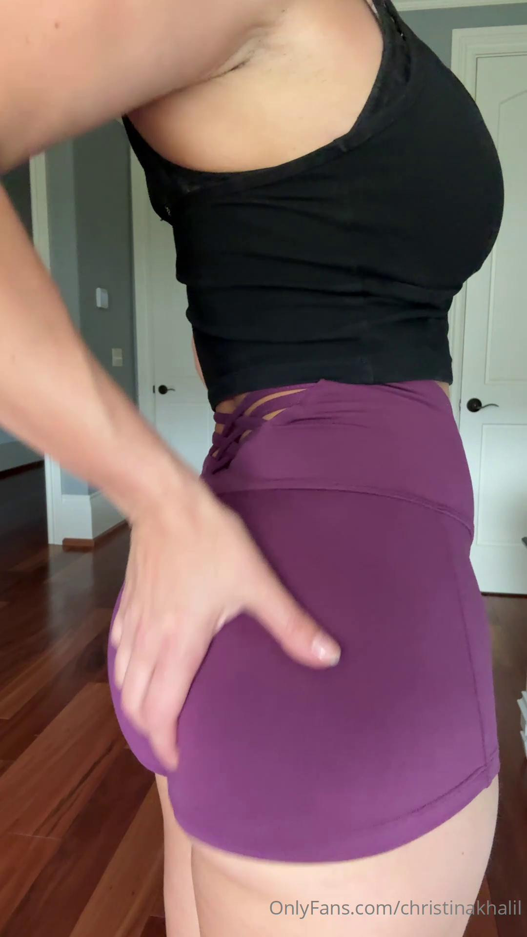 christina khalil pussy camel toe tease onlyfans video leaked