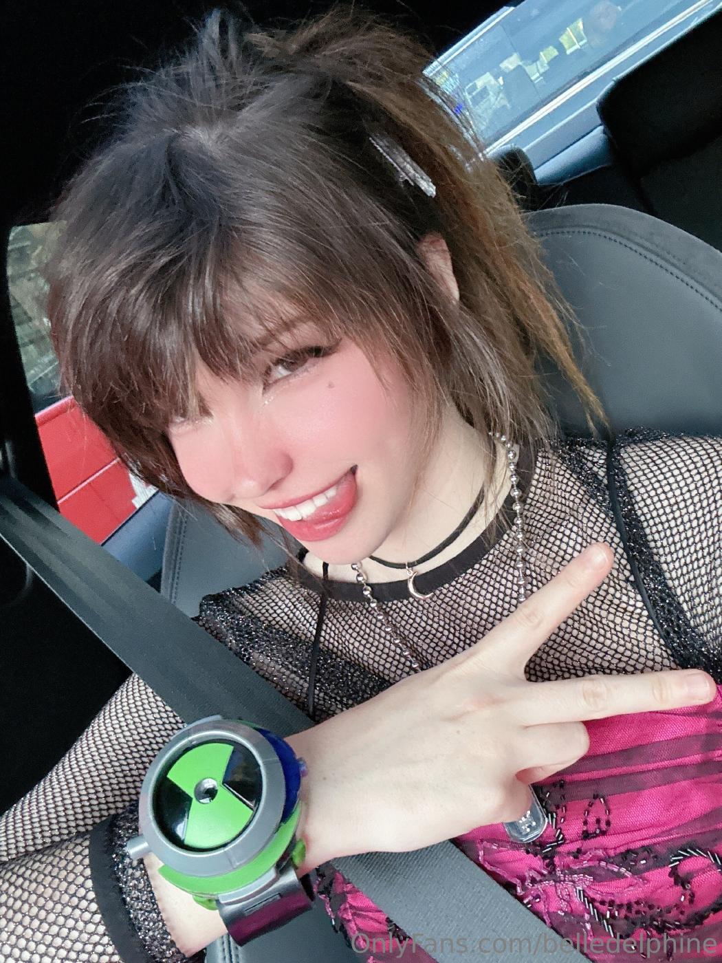 belle delphine nude fishnet outfit onlyfans set leaked jhlauu