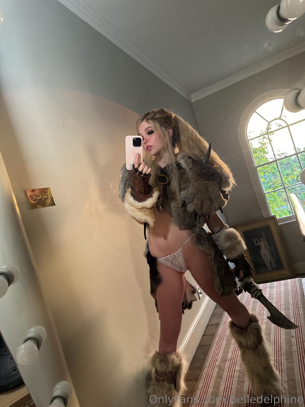 belle delphine sexy viking cosplay onlyfans set leaked wwoaql